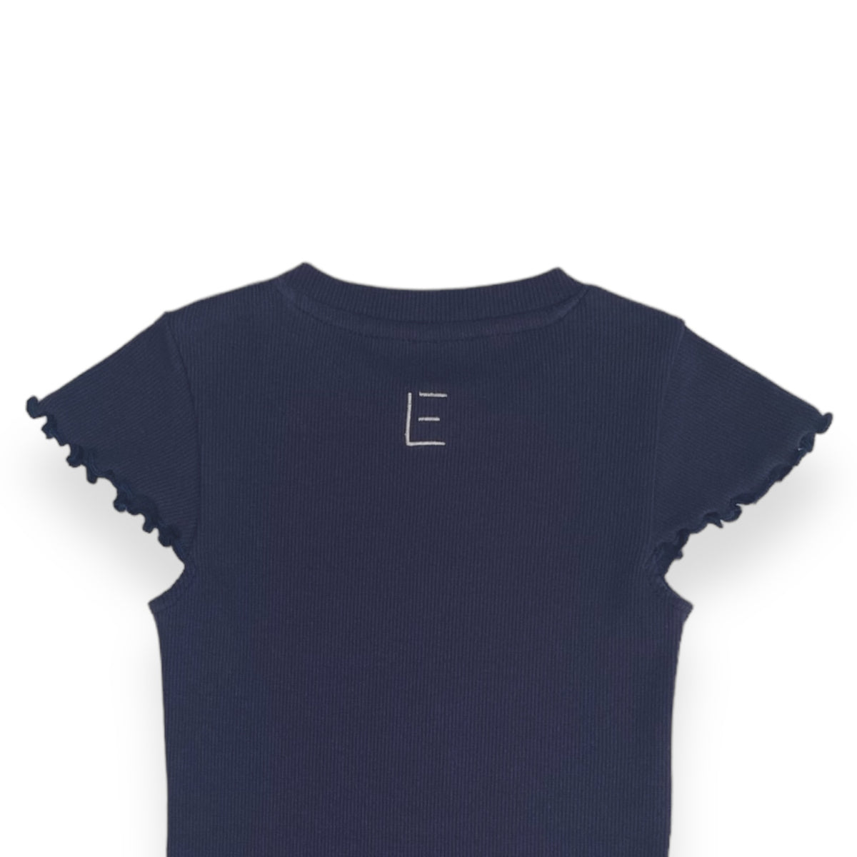 BODY MIT RÜSCHE blau