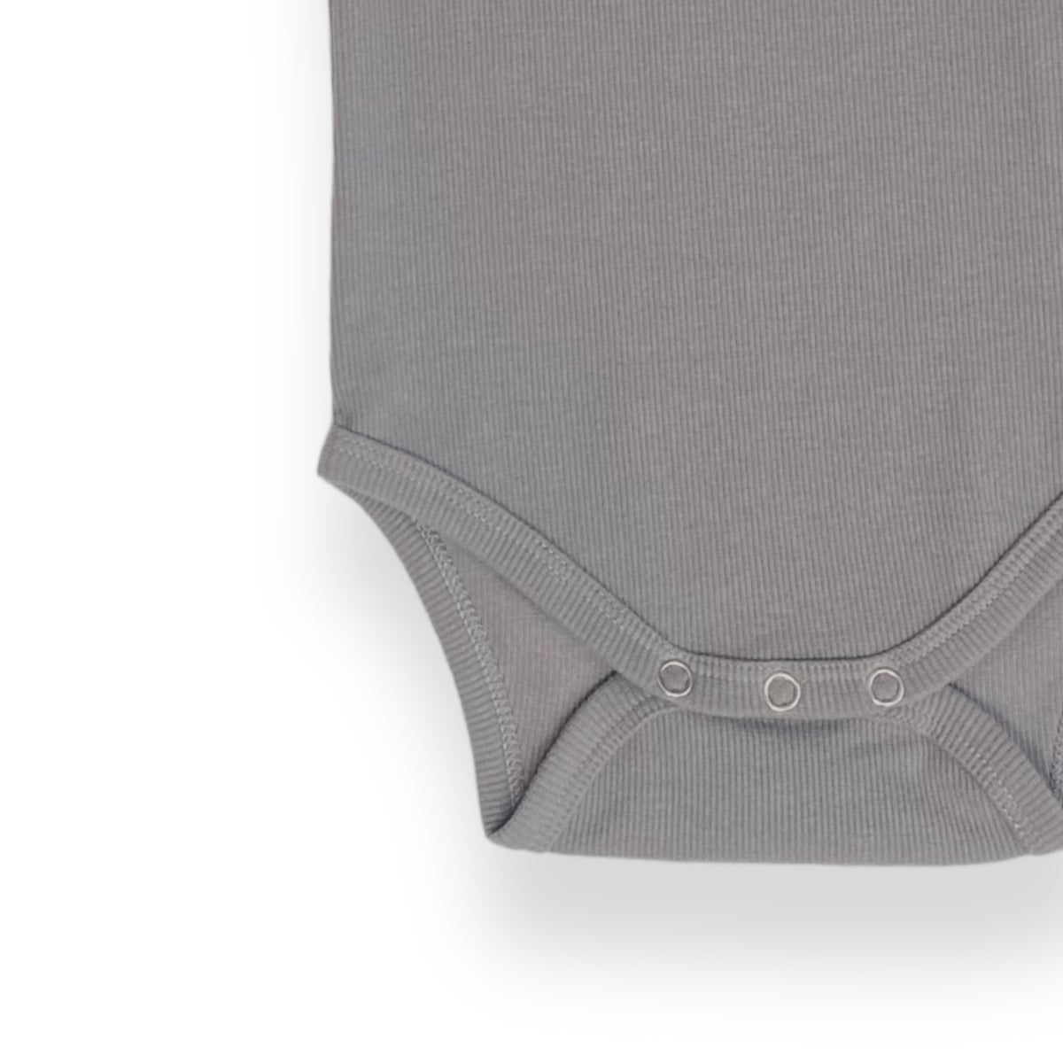 BODY MIT RÜSCHE grau