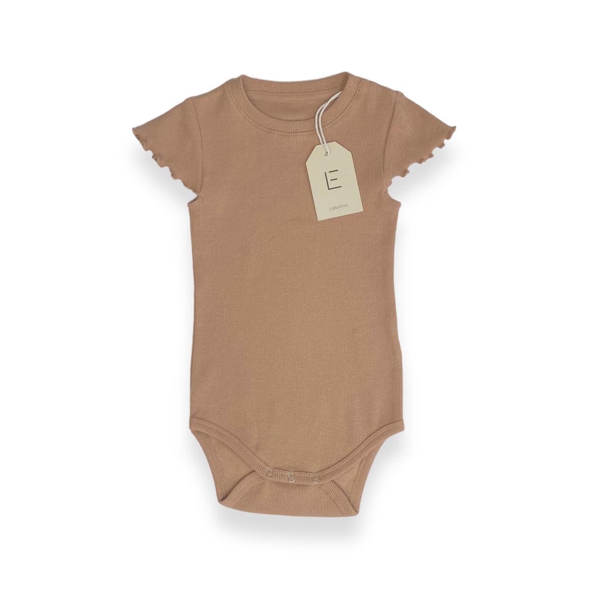 BODY MIT RÜSCHE braun