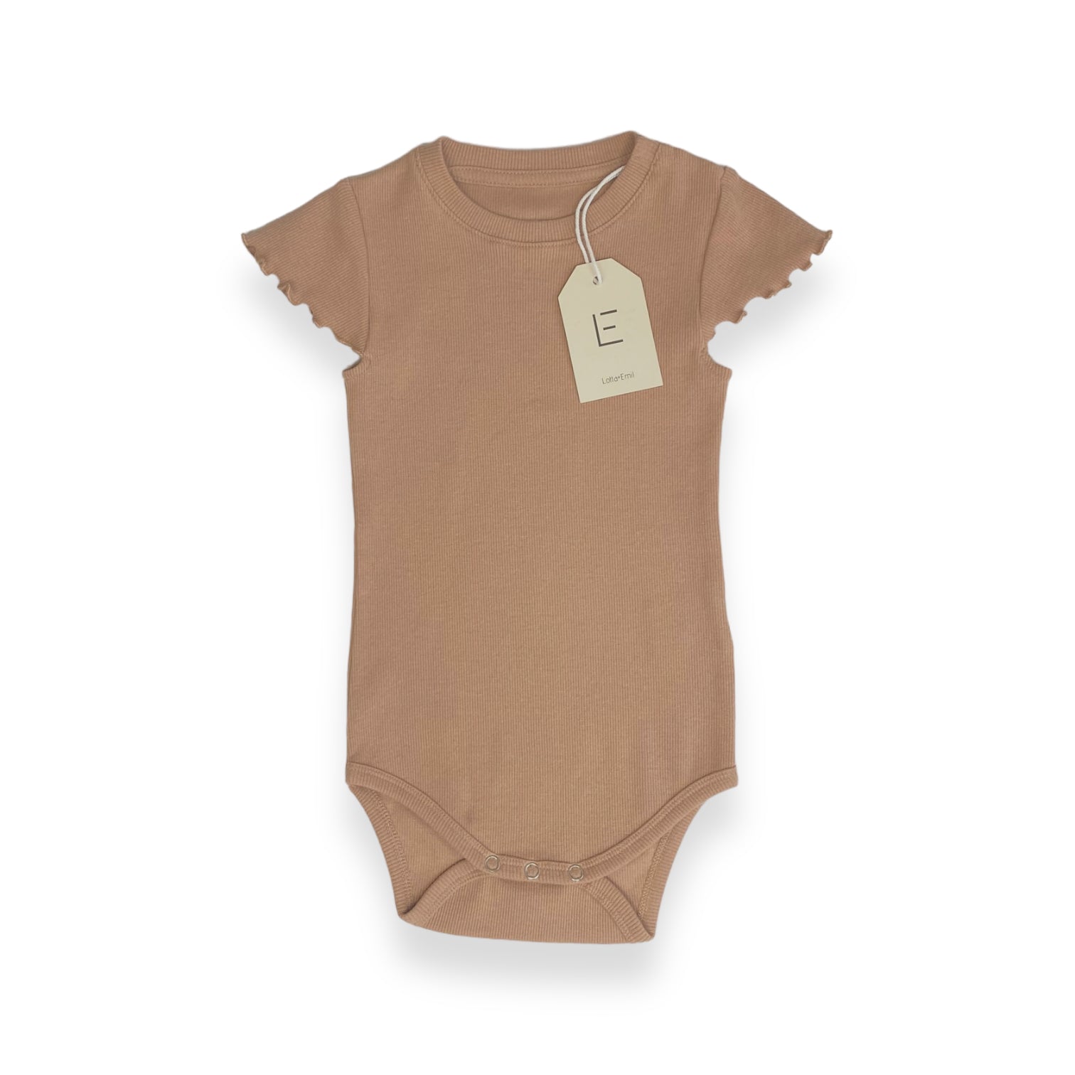 BODY MIT RÜSCHE braun