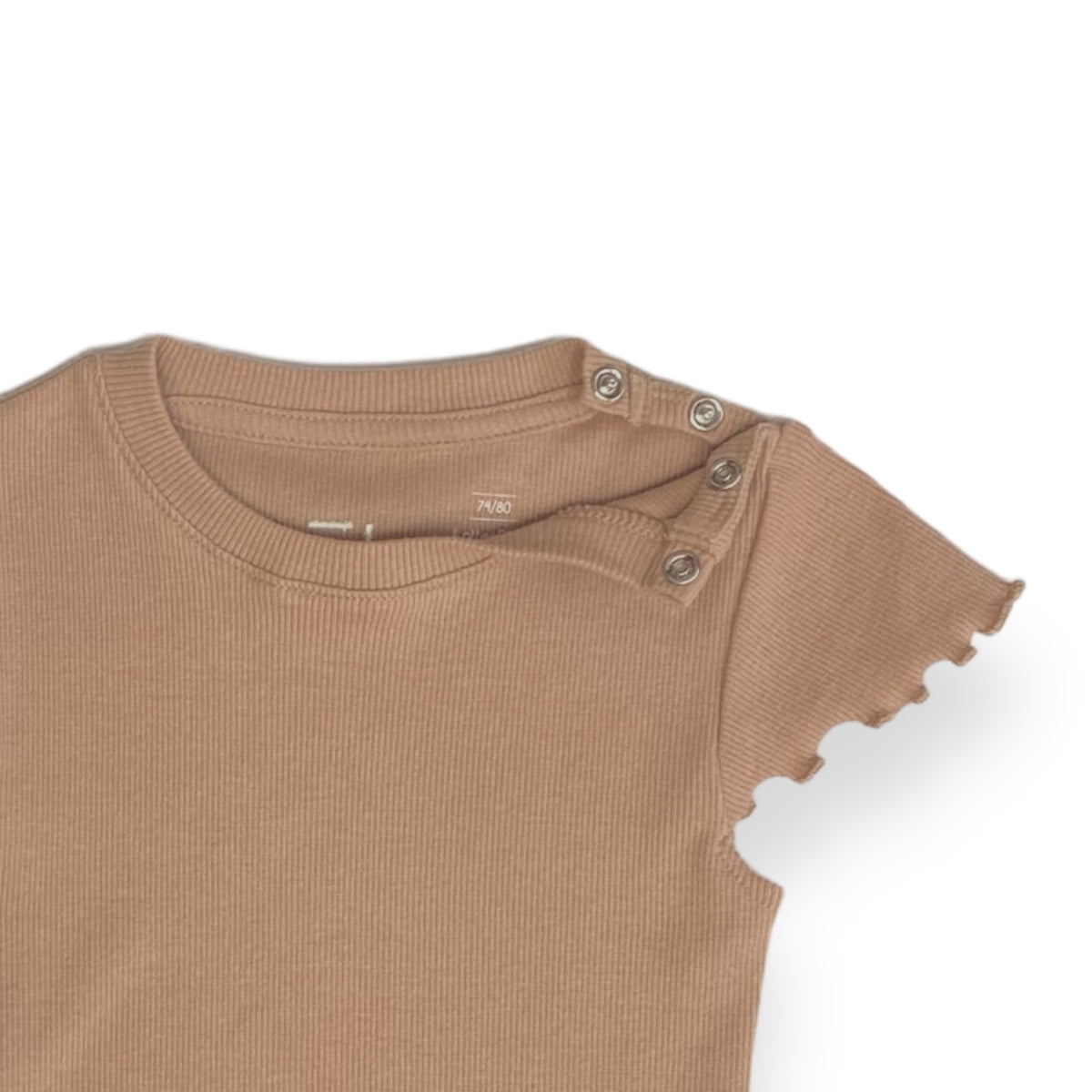 BODY MIT RÜSCHE braun