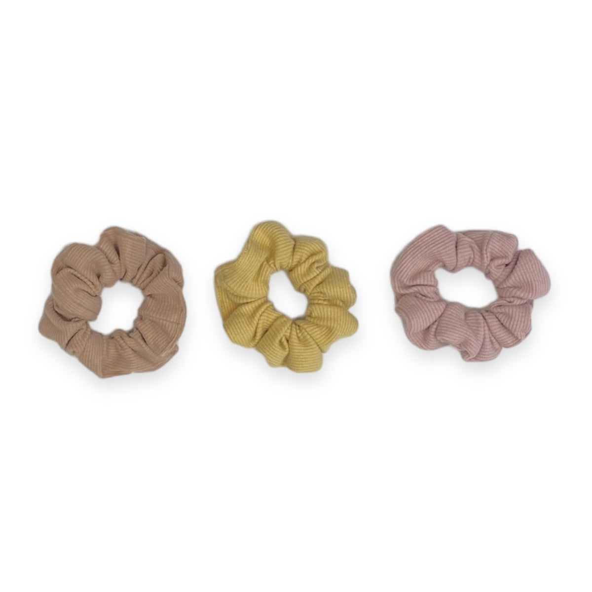 SCRUNCHIES rosa/curry/braun