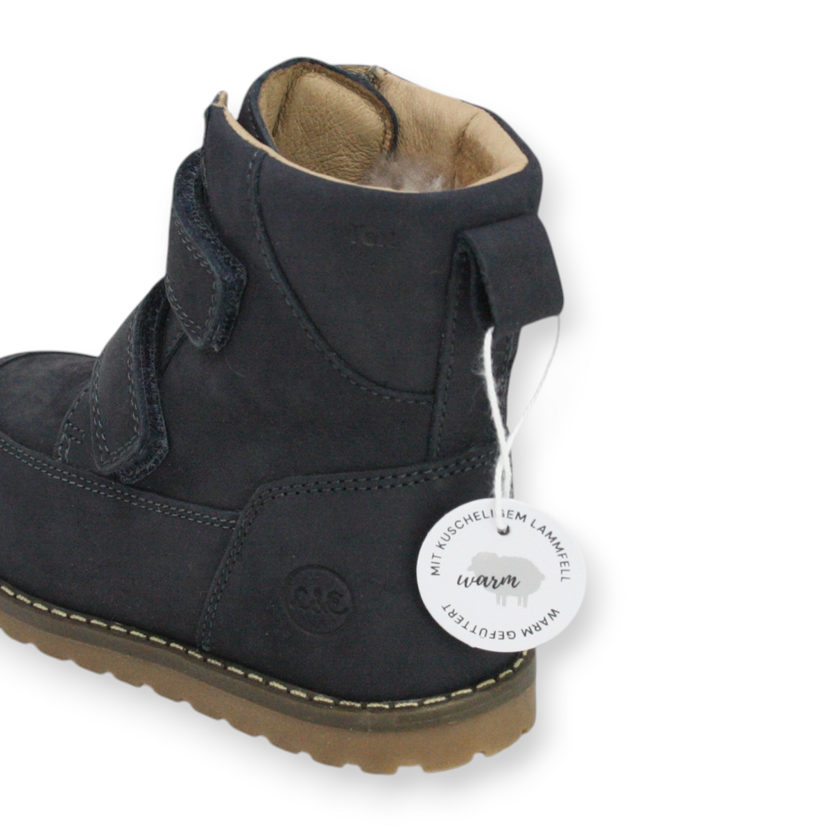 STIEFEL Bente_Lammfell blau