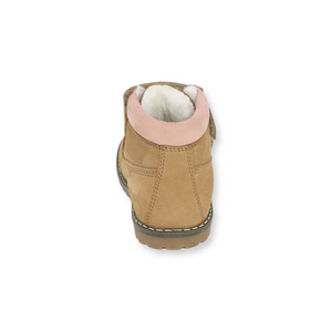 BOOT taupe/rosa