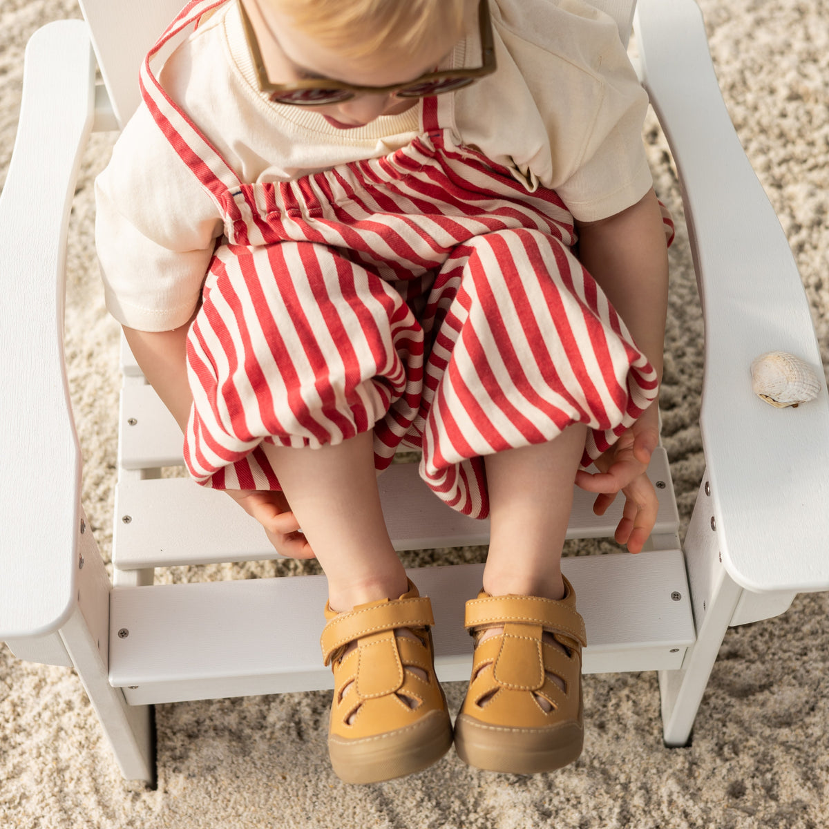 FIRST STEP SANDALE EDDA curry