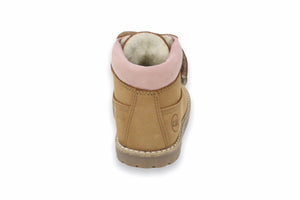 BOOT taupe/rosa
