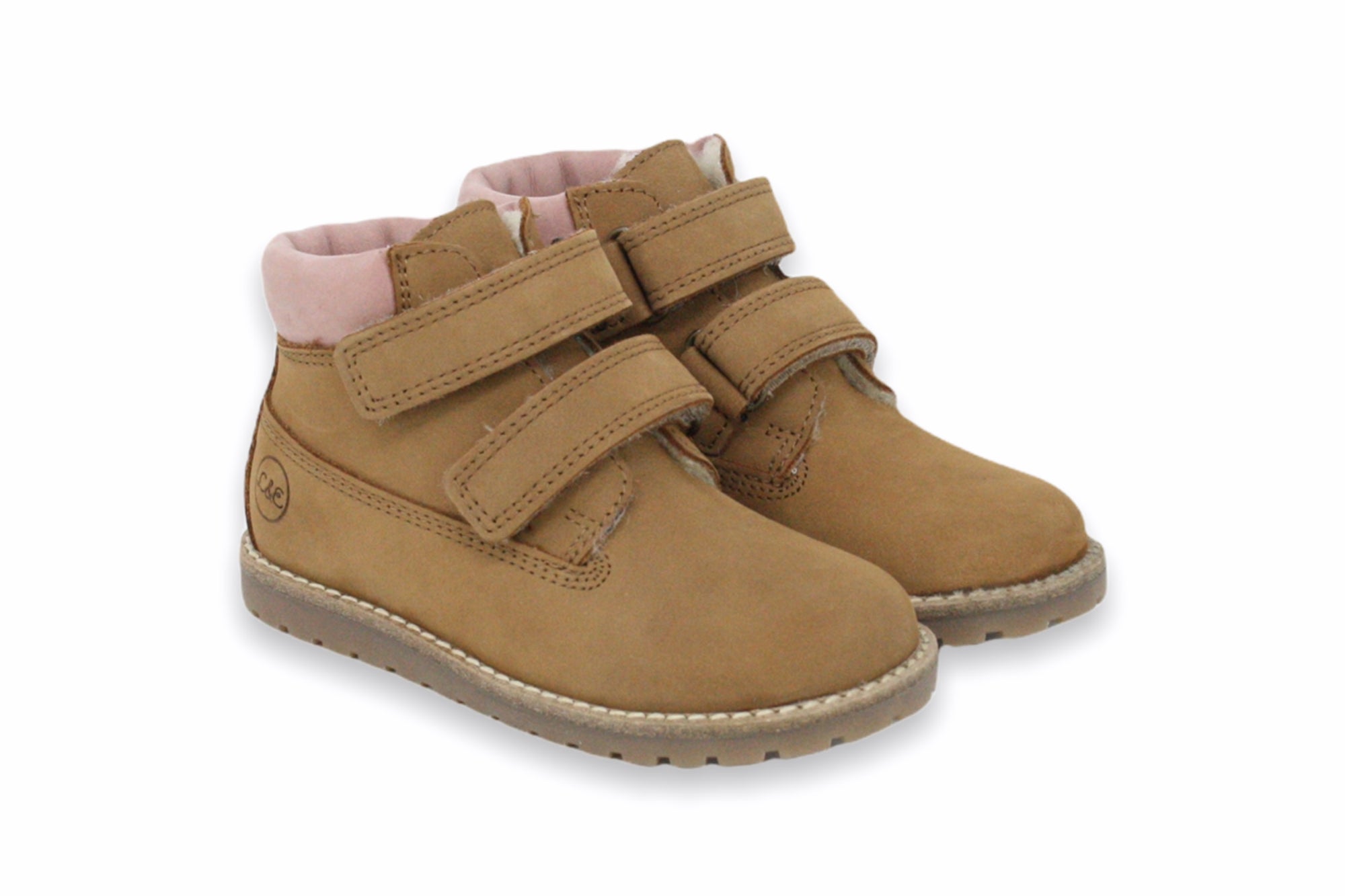 BOOT taupe/rosa